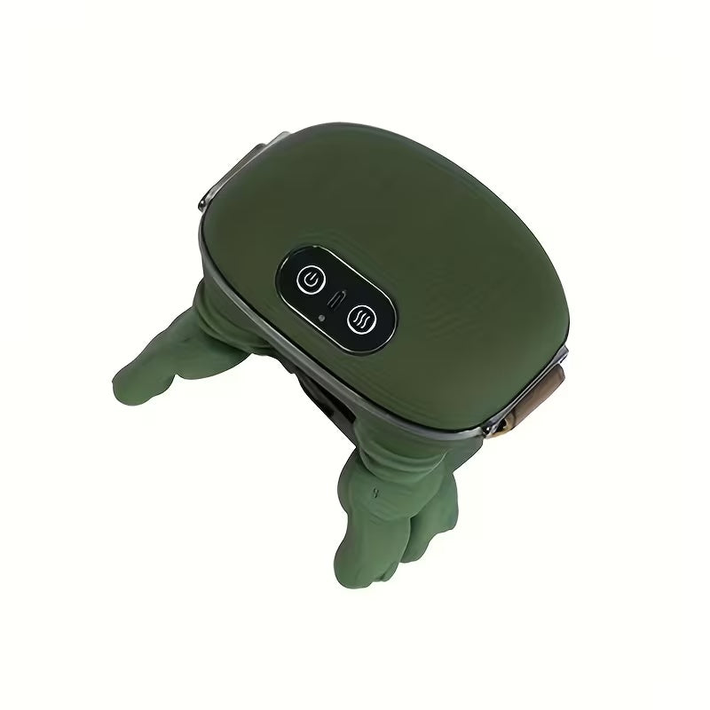 🔥 Multifunctional Neck & Waist Massager – Smart Heated Deep Kneading Device with Adjustable Strap, Portable for Home, Office & Car