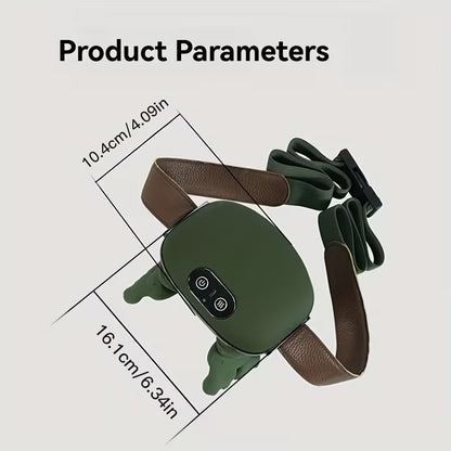 🔥 Multifunctional Neck & Waist Massager – Smart Heated Deep Kneading Device with Adjustable Strap, Portable for Home, Office & Car