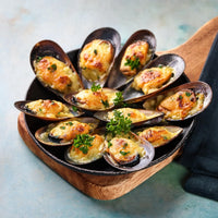 Frozen Half Shell Mussels – Natural, Ready-to-Cook Seafood