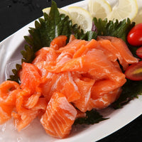 Fresh Salmon Sashimi Slices – 20 lb Commercial Grade Pack