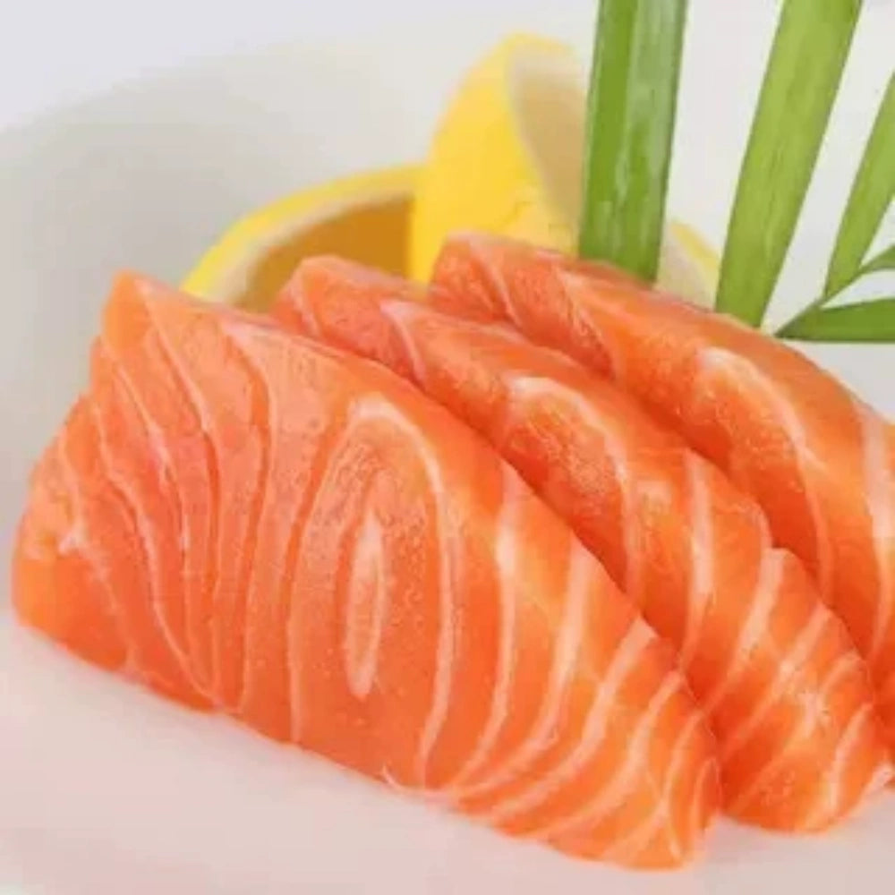Fresh Salmon Sashimi Slices – 20 lb Commercial Grade Pack