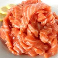 Fresh Salmon Sashimi Slices – 20 lb Commercial Grade Pack