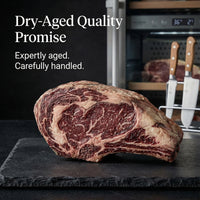 32-Day Dry-Aged Ribeye Steak Set 26 oz per Steak · 4 Steaks · 6.5 lbs Total